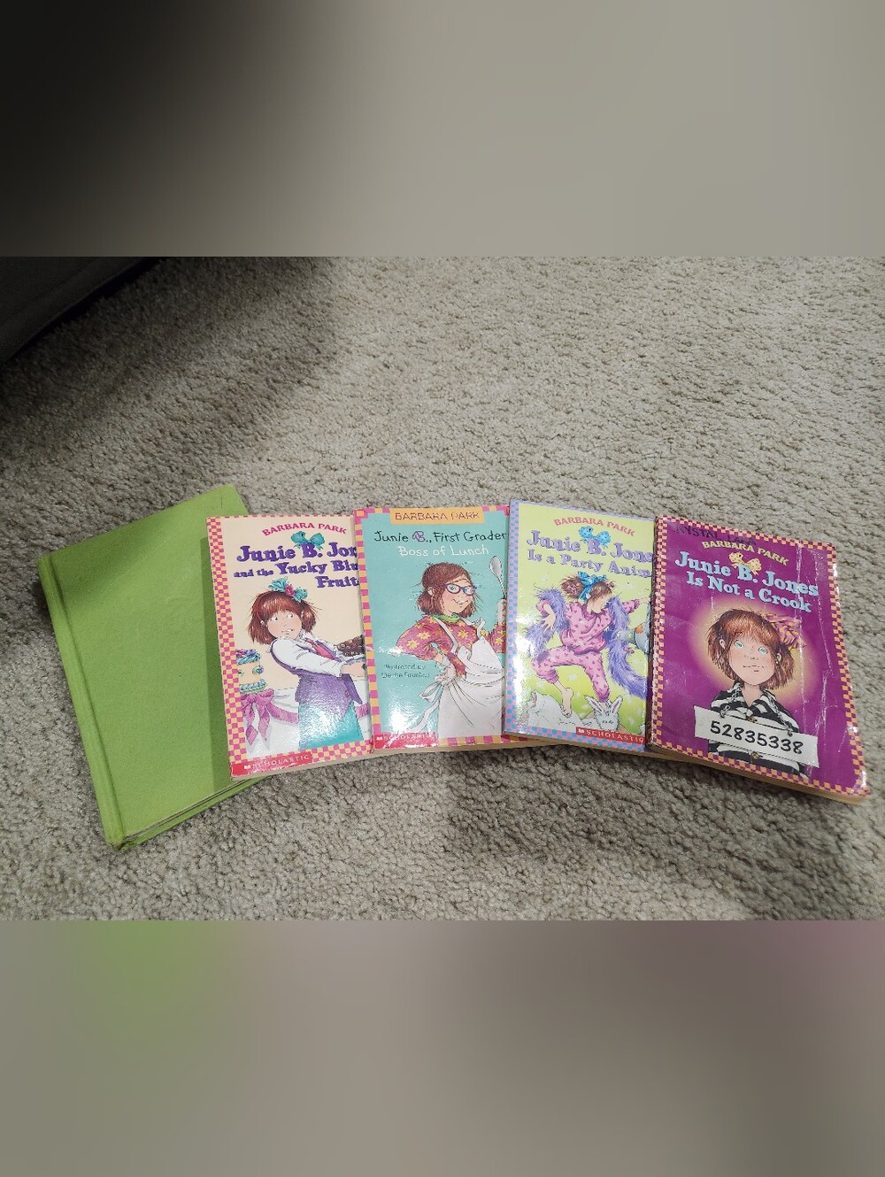 Junie B. Jones Kids Book Set - Purple & Multicolor Covers